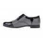 Marimea 40 - Pantofi dama casual gri din piele naturala - LRUTNLACGRI